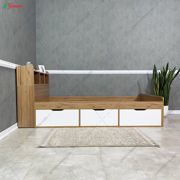 تخت خواب مدرن پسرانه اسپرت کیوان 120 — تصویر ۲