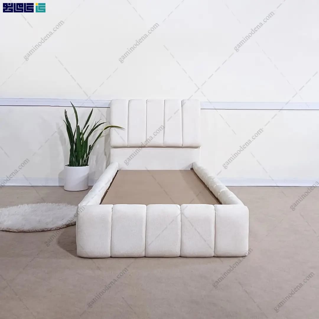 تخت خواب مدرن دخترانه سانا یک نفره — تصویر ۴