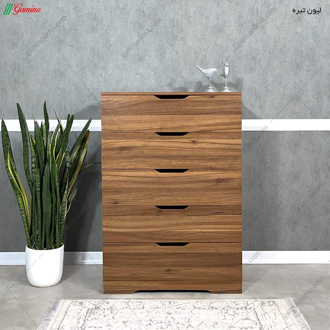 ست تخت خواب و دراور ساده و شیک لیزا — تصویر ۴