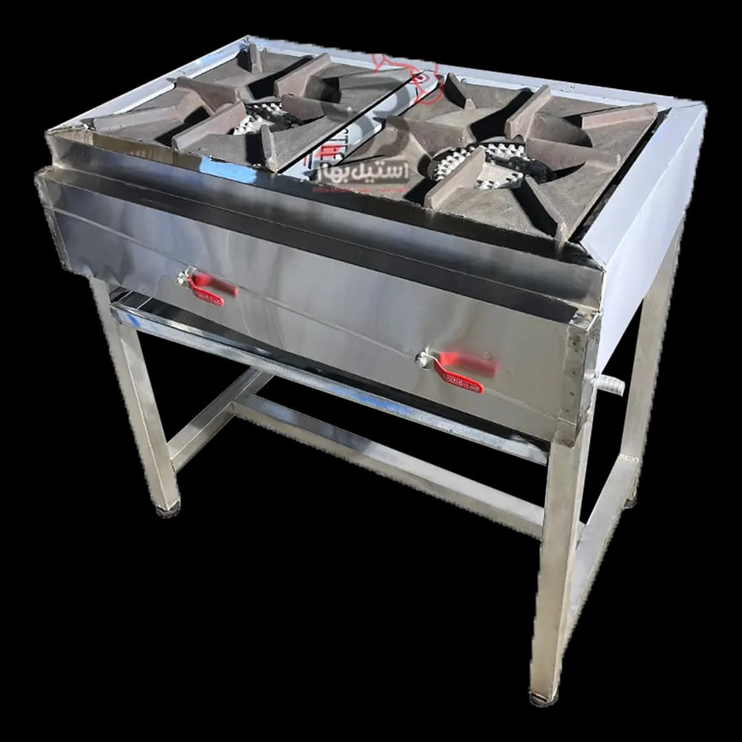 اجاق خورشتی 2 شعله رویه چدن