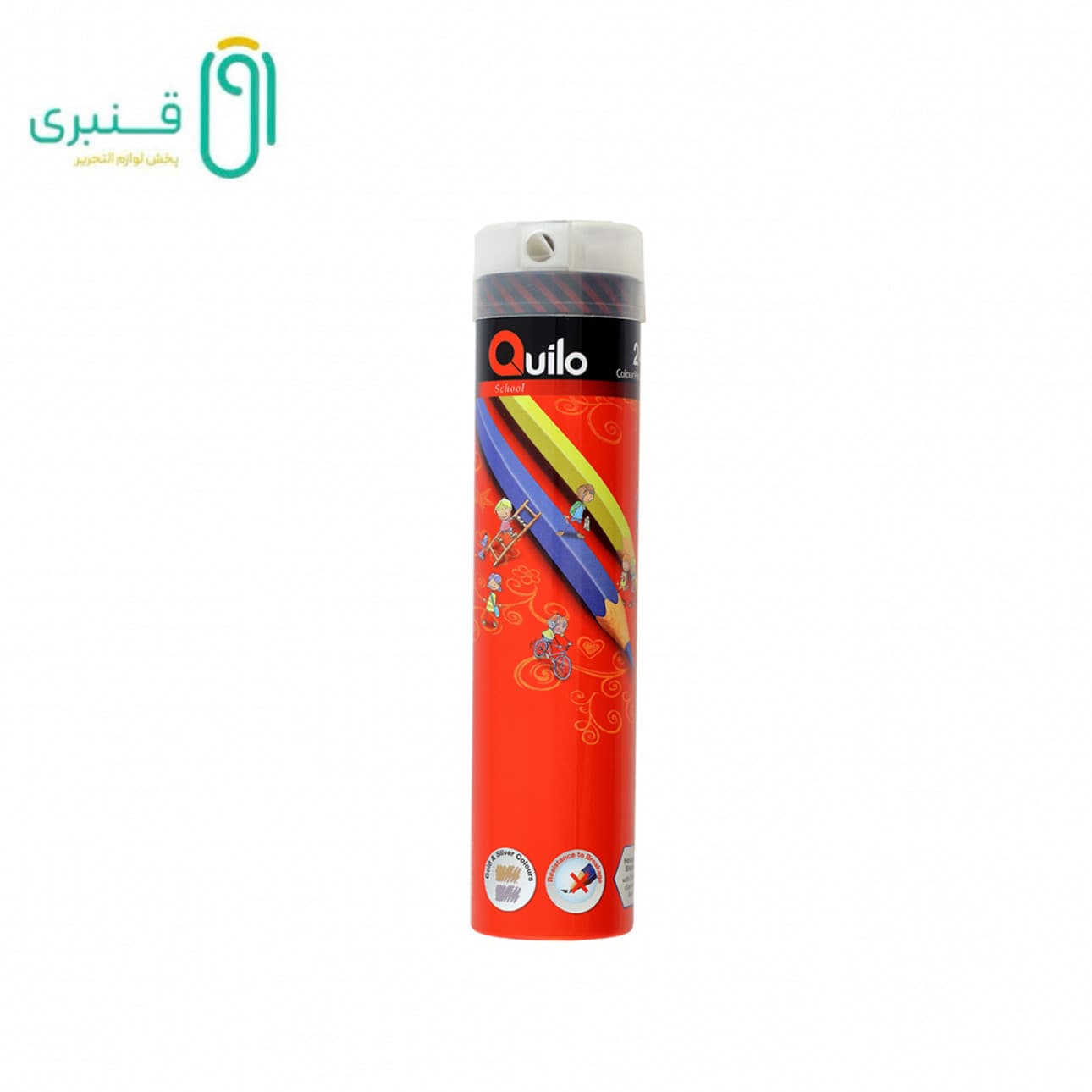 مداد 24 رنگ لوله ای کویلو — تصویر ۴