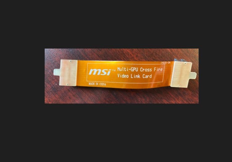 کابل اتصال گرافیک ام اس آی مدل MSI MULTI – GPU CROSS FIRE VIDEO LINK CARD