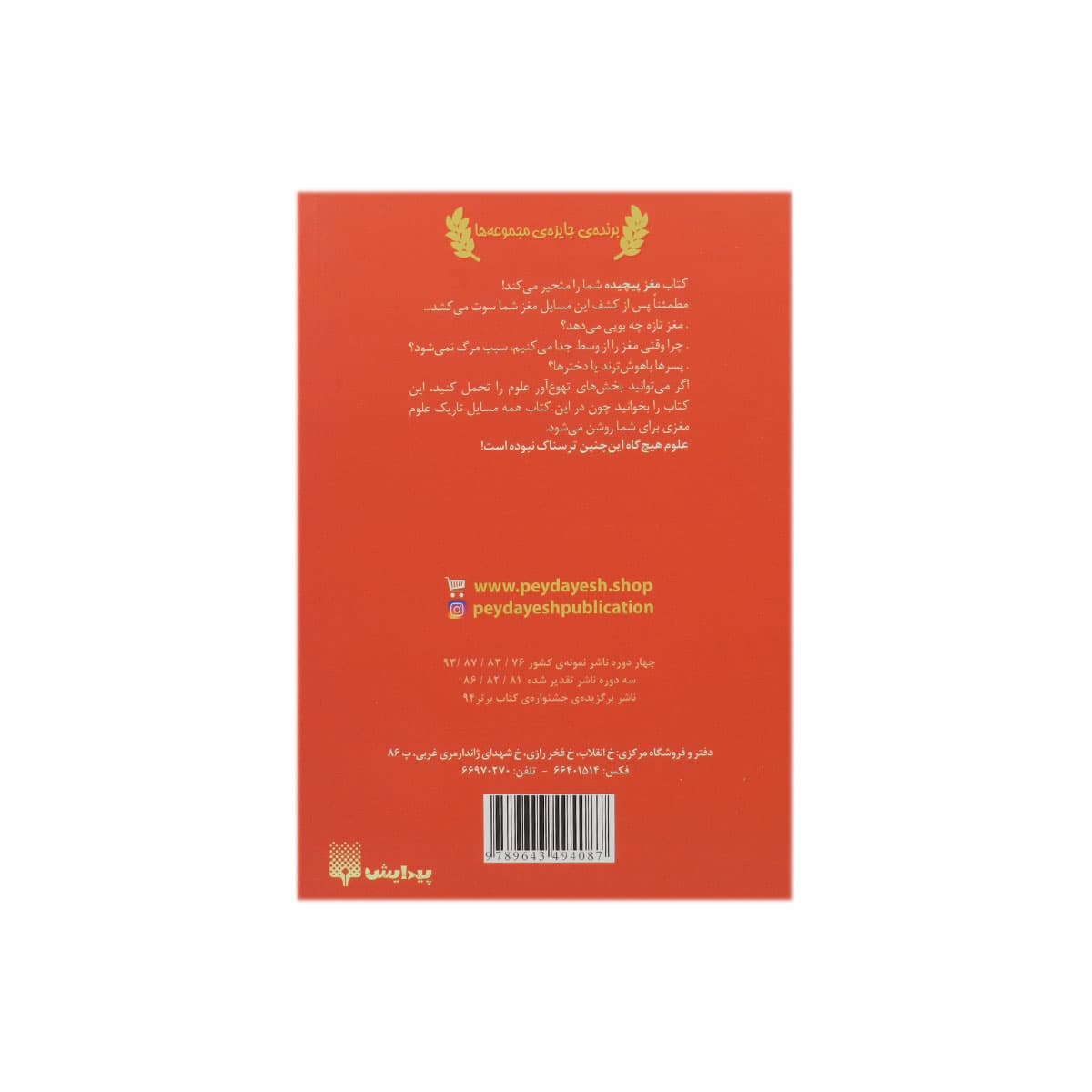 کتاب علوم ترسناک مغز پیچیده — تصویر ۲
