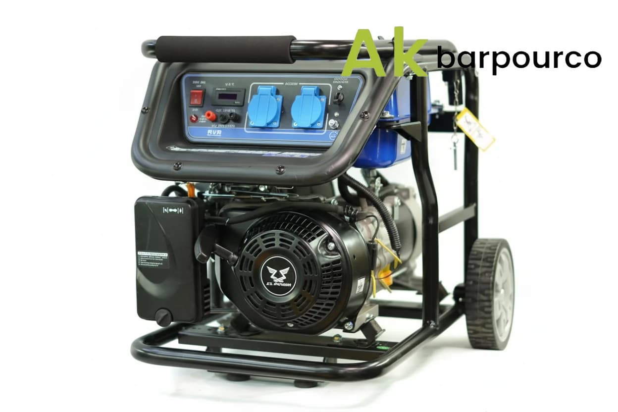 موتور برق بنزینی ZS POWER چرخ‌دار | ۳.۵ کیلووات KB3700E — تصویر ۲