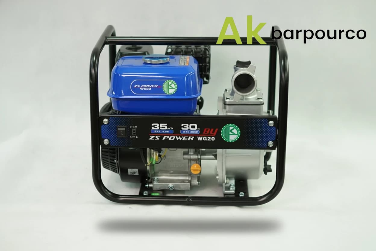 پمپ آب بنزینی ارتفاع‌زن ZS POWER مدل HG20 | دو اینچ