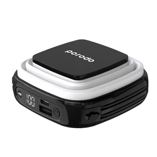پاوربانک و چراغ قوه 10000 میلی آمپر پرودو مدل Porodo PD-PBFCH030 — تصویر ۲