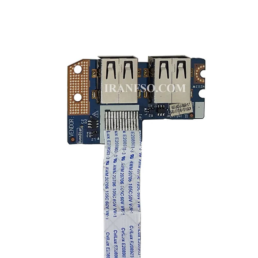 برد یو اس بی لپ تاپ ایسر Aspire 5250-5251-5551-5742_LS-6581P — تصویر ۲