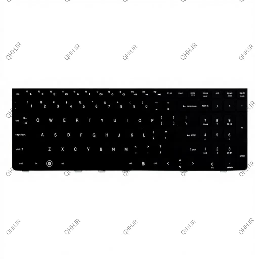 کیبرد لپ تاپ اچ پی ProBook 4530 مشکی-با فریم — تصویر ۶