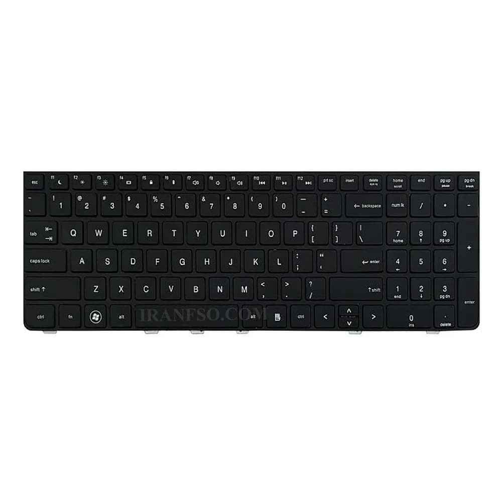 کیبرد لپ تاپ اچ پی ProBook 4530 مشکی-با فریم — تصویر ۳