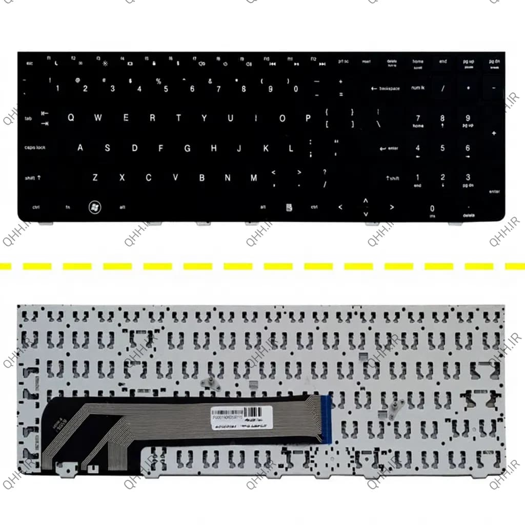 کیبرد لپ تاپ اچ پی ProBook 4530 مشکی-با فریم — تصویر ۵