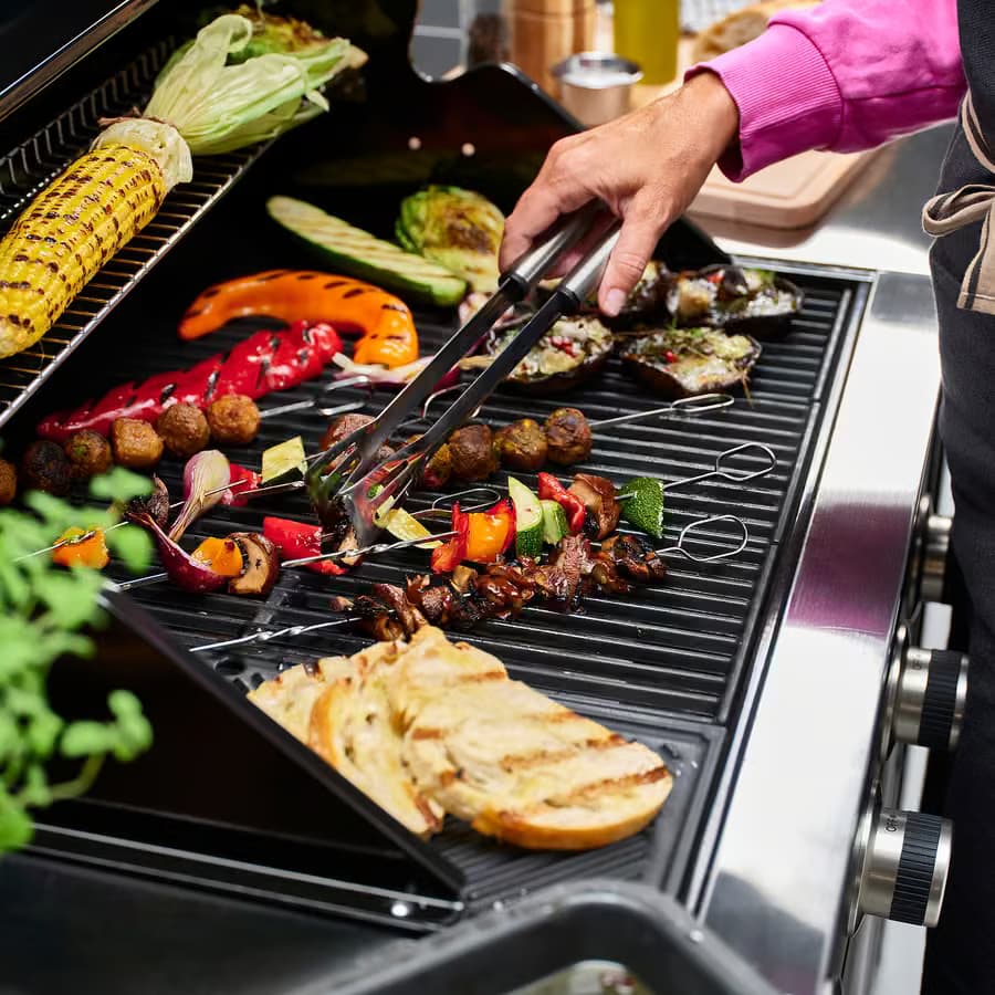 سيخ کبابی استيل 31 سانتی ایکیا مدل GRILLTIDER