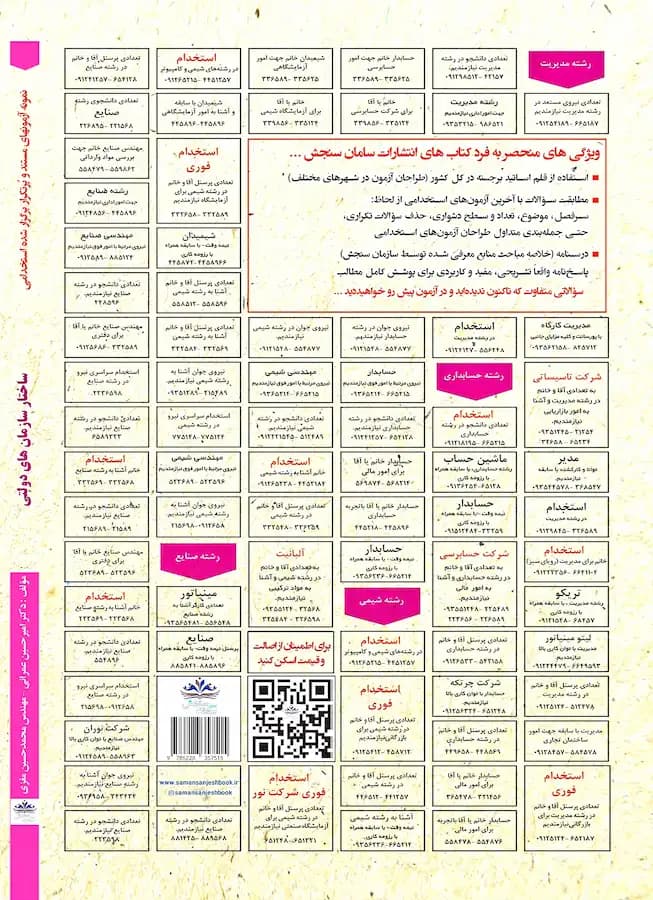 کتاب ساختار سازمان های دولتی نشر سامان سنجش — تصویر ۲