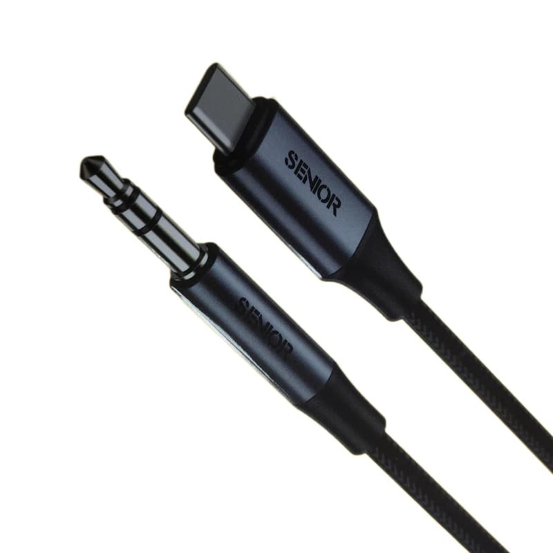 کابل تبدیل usb-c به AUX کی اف-سنیور مدل A-390 طول 1.2 متر