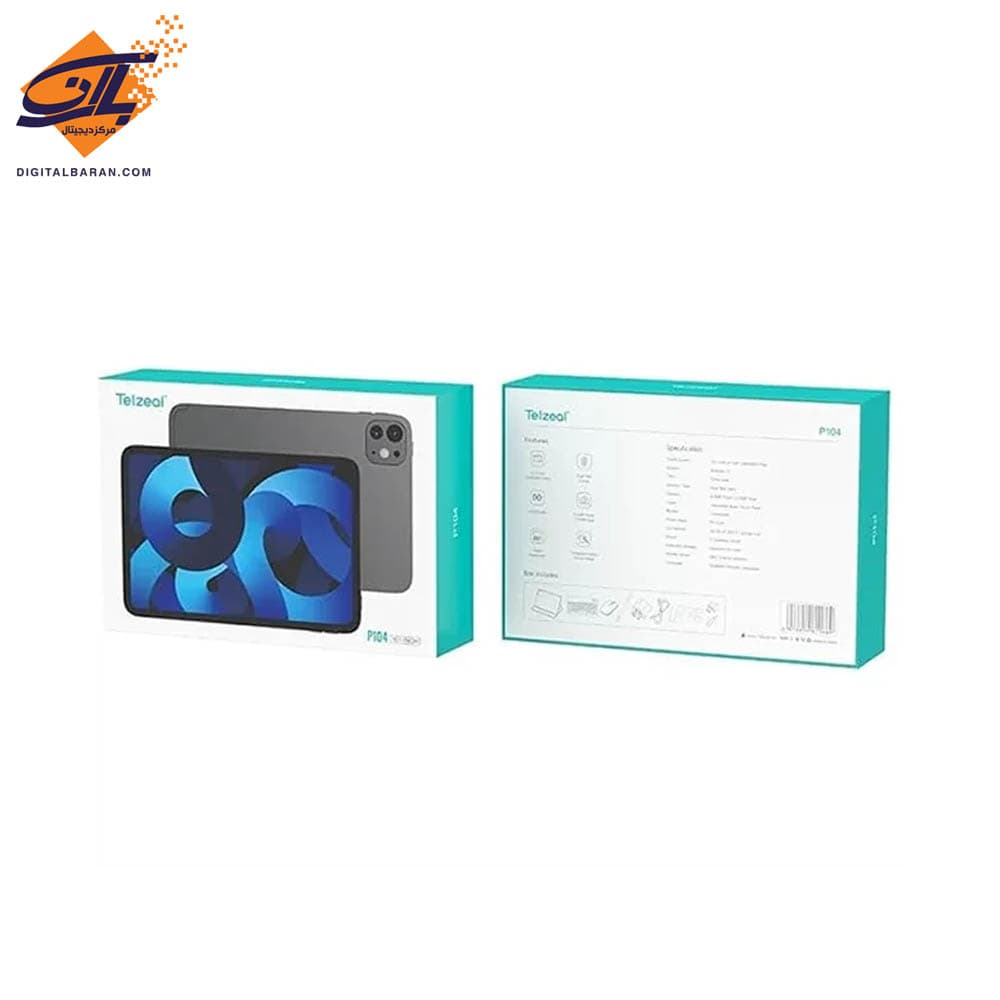 تبلت حرفه ای 10 اینچ تلزل مدل Telzeal P104 با رم 16 گیگ و حافظه 1 ترابایت — تصویر ۳