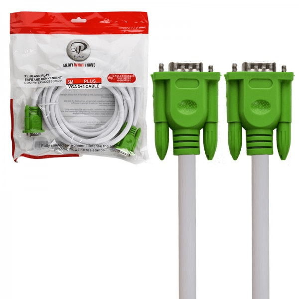 کابل VGA (3+4) ایکس پی (XP) طول 5 متر مدل PLUS