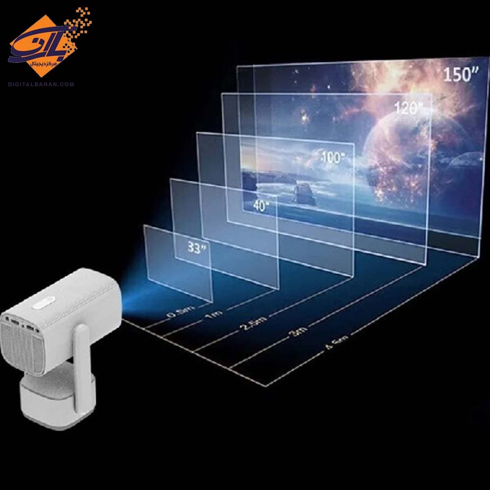 ویدئو پروژکتور هوشمند مدل K2 PAN-TILT — تصویر ۵