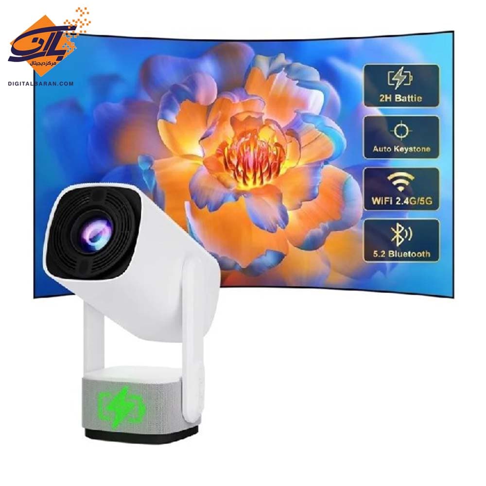 ویدئو پروژکتور هوشمند مدل K2 PAN-TILT — تصویر ۳