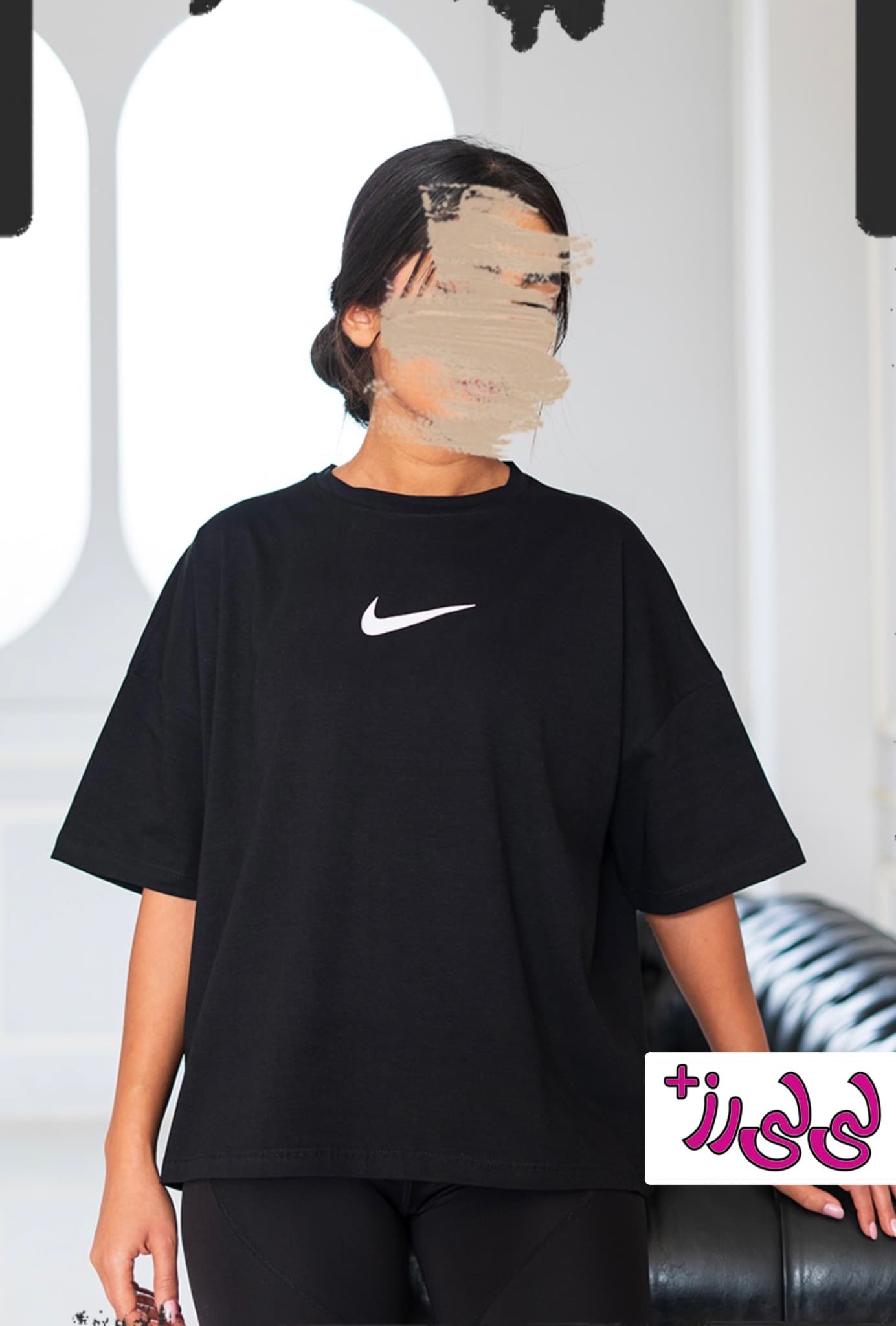 تیشرت قوره بزرگ دو رو چاپ NIKE — تصویر ۳