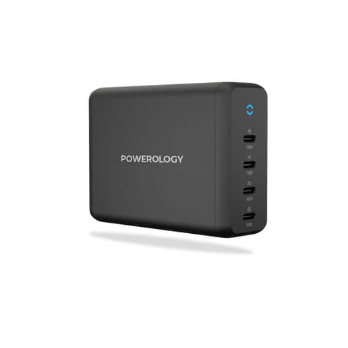 شارژر رومیزی 165 واتی پاورولوژی تکنولوژی گان مدل Powerology Pwcuqc017