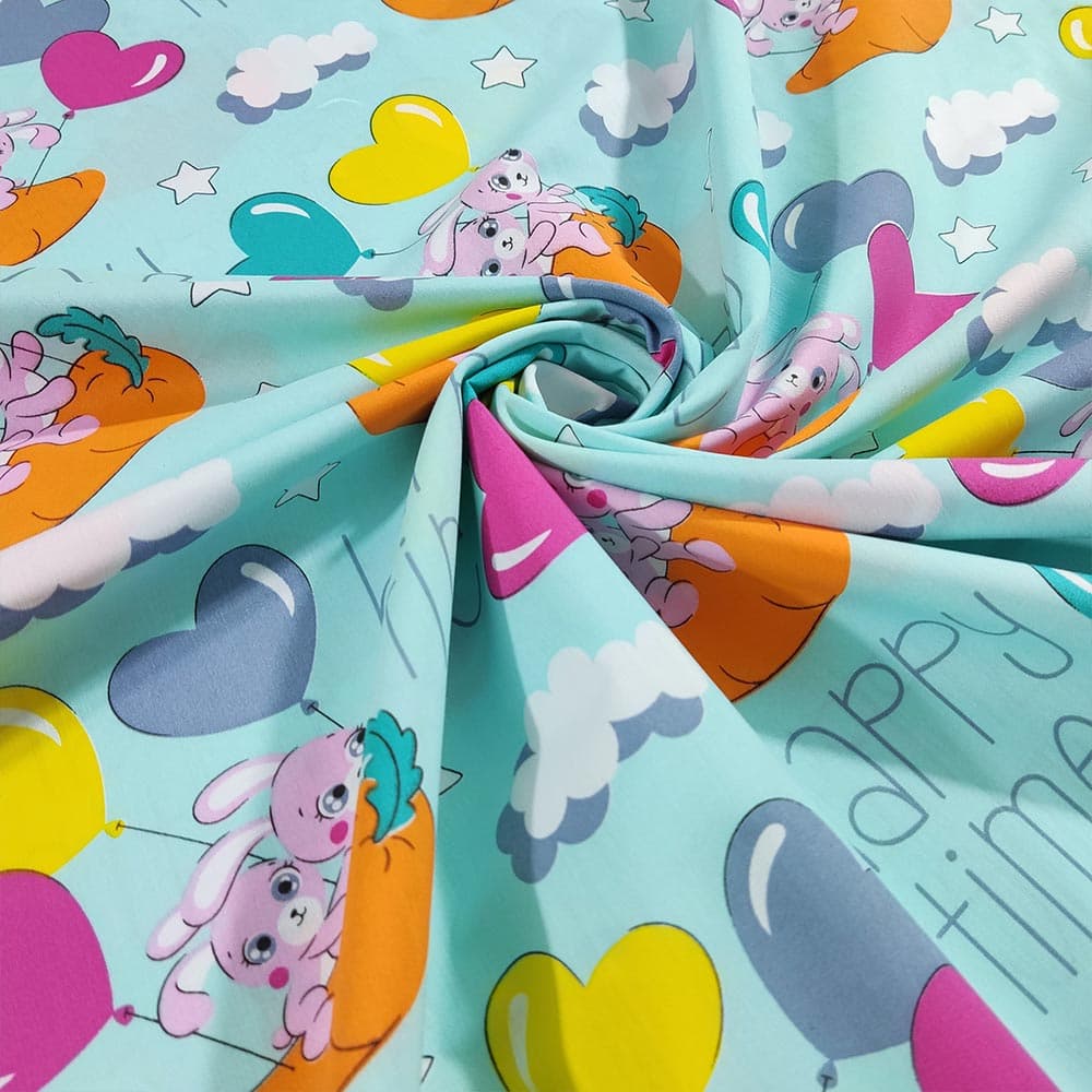 پارچه ملحفه عروسکی طرح اسنوبال کد 145 — تصویر ۲