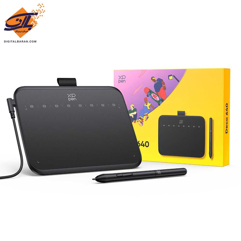 قلم نوری ایکس پی پن مدل XP Pen Deco 640 — تصویر ۵