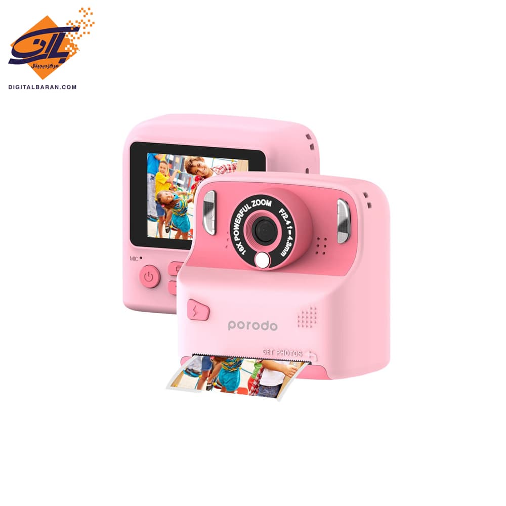 دوربین دیجیتال مخصوص کودکان پرودو مدل Porodo Kids Flip LFS012 12MP
