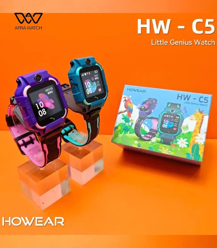 ساعت هوشمند سیمکارت‌ خور بچه‌ گانه دوربین دار مدل HW-C5 — تصویر ۱۲