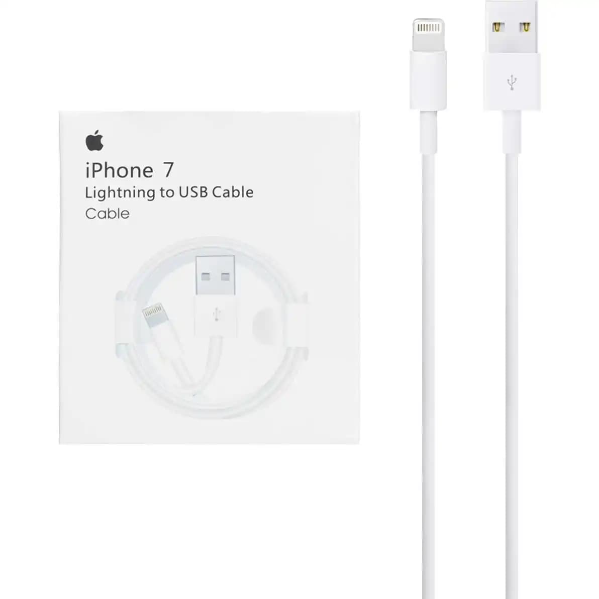 کابل شارژ آیفون 7 پک دار مدل MD818ZM/A (6IC) | خرید با ضمانت