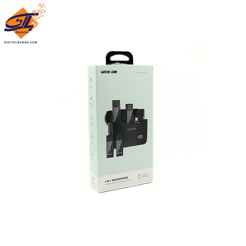 میکروفن بی سیم گرین لاین Green lion 4in1 microphone