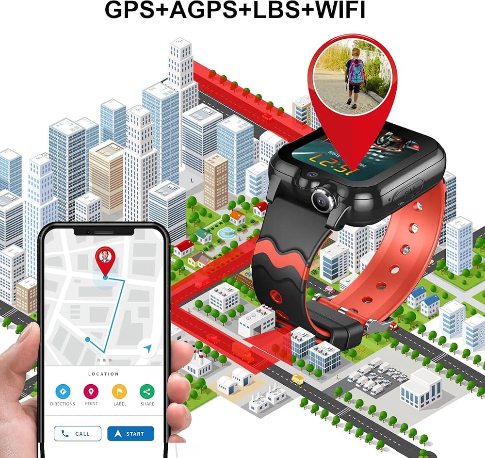 ساعت هوشمند ردیاب GPS مدل D35 — تصویر ۶