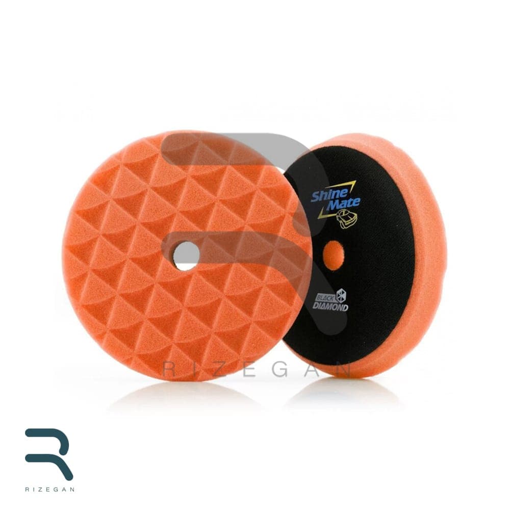 پد پولیش چند منظوره دوکاره نارنجی شاین میت مدل ShineMate Multi Purpose Foam Pad ۱8۰mm — تصویر ۲