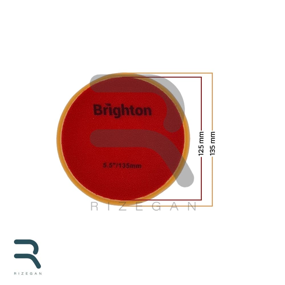 پد پولیش متوسط روتاری برایتون 135mm/5/5inch مدل Brighton Medium Cut Pad