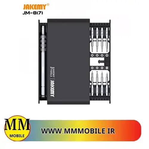 پیچ گوشتی جاکمی 17 عددی JM-8171