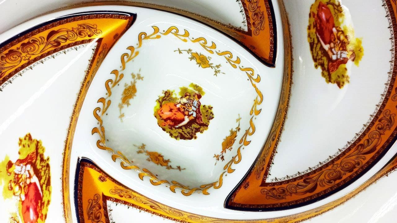 سرویس لمونژ (لیلی و مجنون) مدل اردوخوری 5 خانه — تصویر ۵
