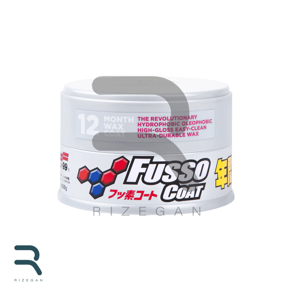 سرامیک واکس کاسه ای بدنه خودرو برند سافت 99 مدل Fusso Coat مناسب رنگ های روشن