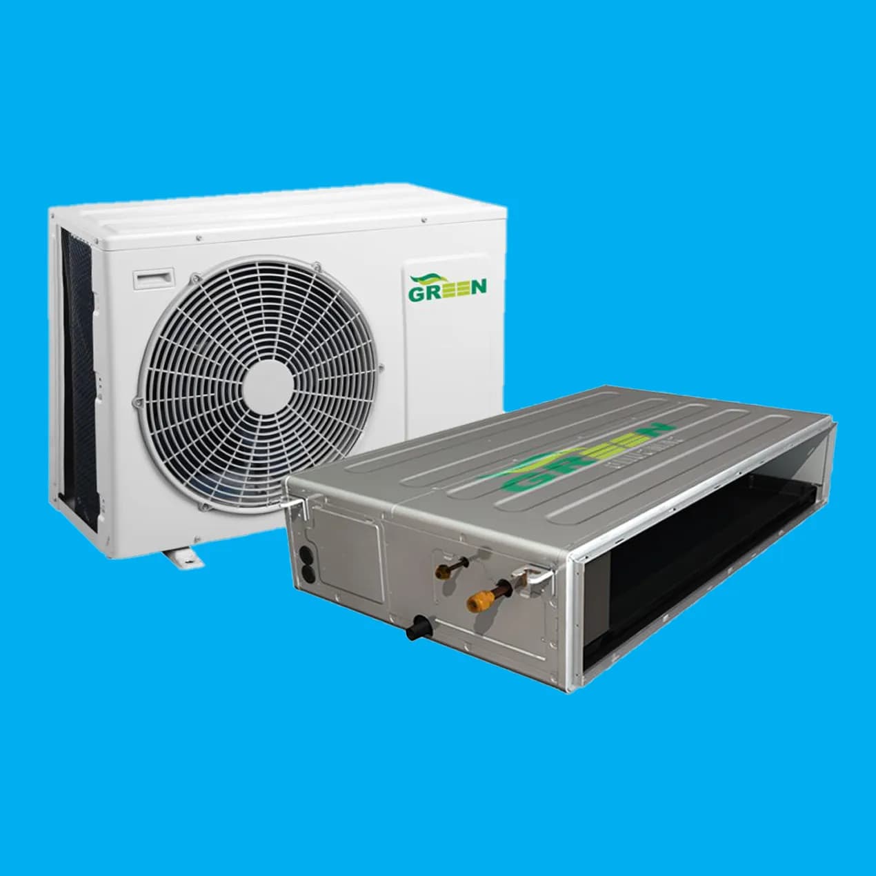 داکت اسپلیت R410 گرین 60000 مدل GDS-60P1T1/R1