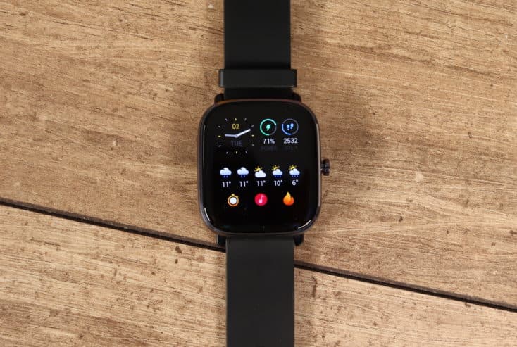 ساعت هوشمند شیائومی مدل Amazfit GTS 2 Mini – نسخه گلوبال – اورجینال – همراه هندزفری بلوتوث هدیه و دستبند هدیه و کارت گارانتی یکساله — تصویر ۴