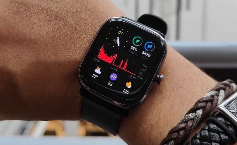 ساعت هوشمند شیائومی مدل Amazfit GTS 2 Mini – نسخه گلوبال – اورجینال – همراه هندزفری بلوتوث هدیه و دستبند هدیه و کارت گارانتی یکساله — تصویر ۹
