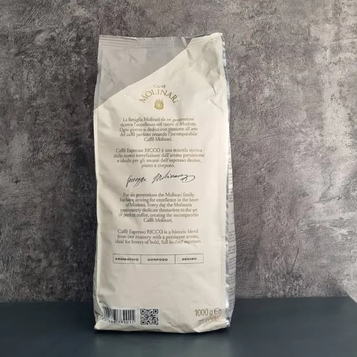 قهوه مولیناری مدل ریکو (Molinari Espresso Ricco) — تصویر ۲