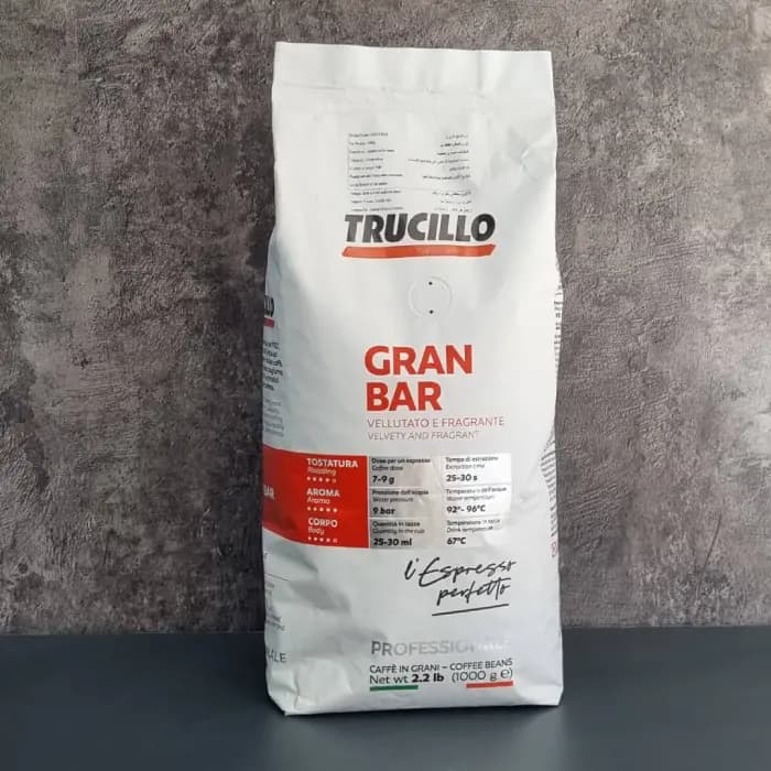 قهوه تروچیلو گرن بار (Trucillo Gran Bar) – دانه ۱ کیلوگرمی