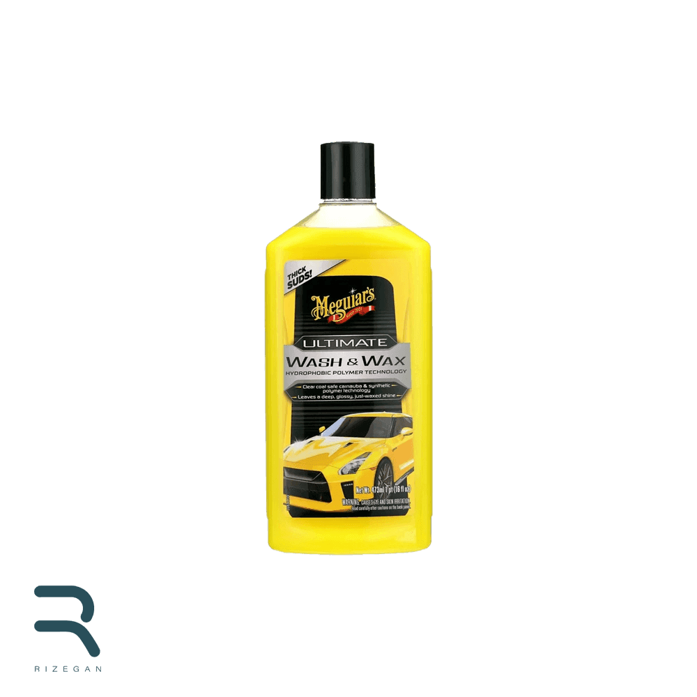 شامپو واکس سری آلتیمیت مگوایرز حجم ۴۷۳ میلی لیتری مدل Meguiars Ultimate Wash and Wax G17716EU
