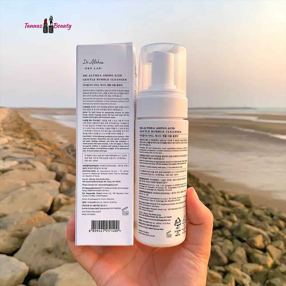 فوم شستشوی حبابی آمینو اسید دکتر التیا | 140ml — تصویر ۳