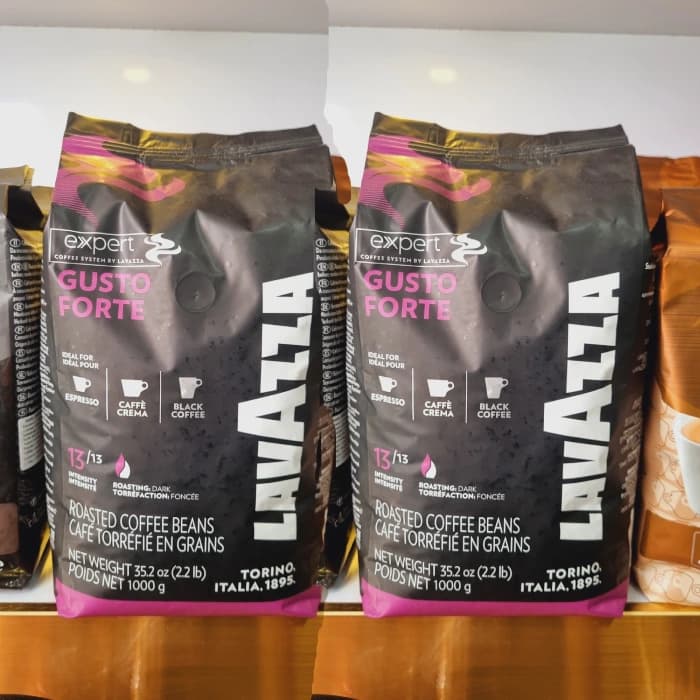 دانه قهوه لاوازا اکسپرت گوستو فورته 1 کیلوگرمی lavazza expert gusto forte