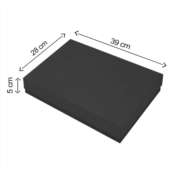 جعبه هدیه hard box مشکی کد 410 — تصویر ۳