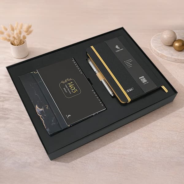 جعبه هدیه hard box مشکی کد 410 — تصویر ۲