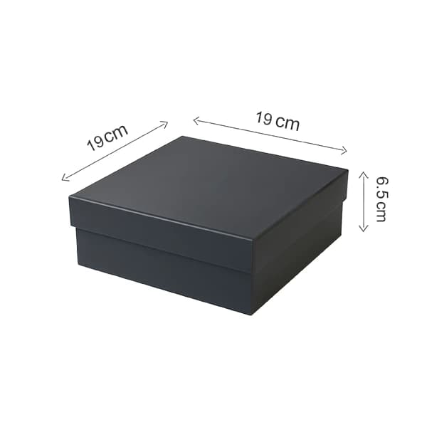 جعبه هدیه hard box مشکی کد 722 — تصویر ۳