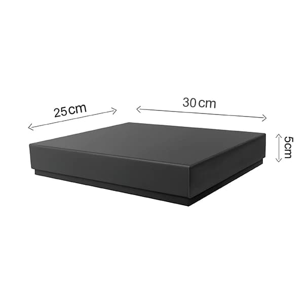 جعبه هدیه hard box مشکی کد 674 — تصویر ۳