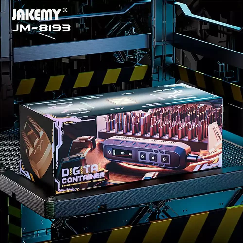 ست پیچ گوشتی شارژی جک می JAKEMY JM-8193 — تصویر ۵