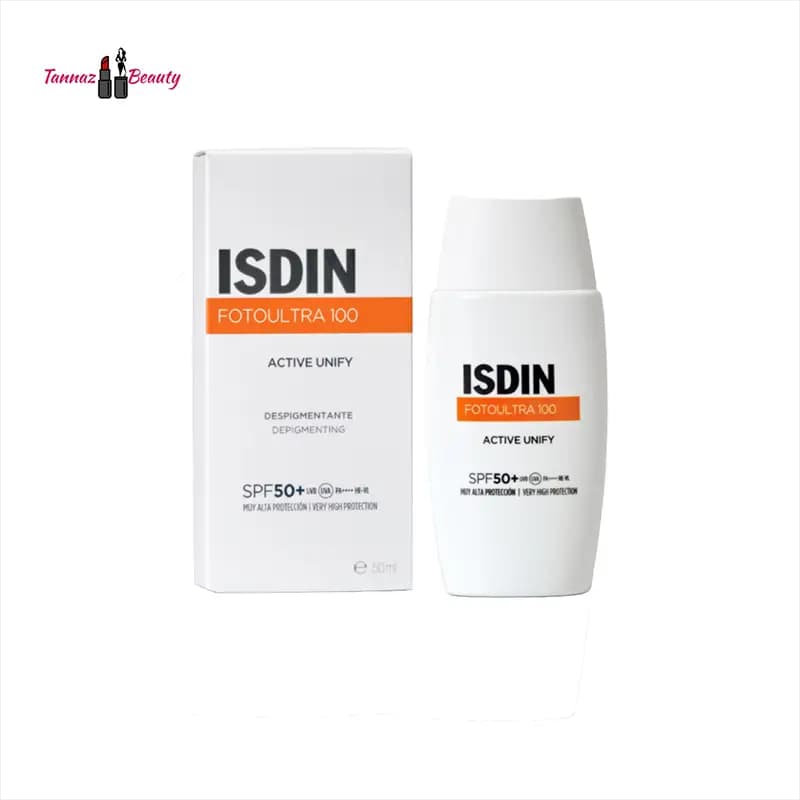ضد آفتاب ایزدین اکتیو یونیفای اصل SPF50+ | ضد لک تخصصی برای ملاسما و لک‌های پوستی