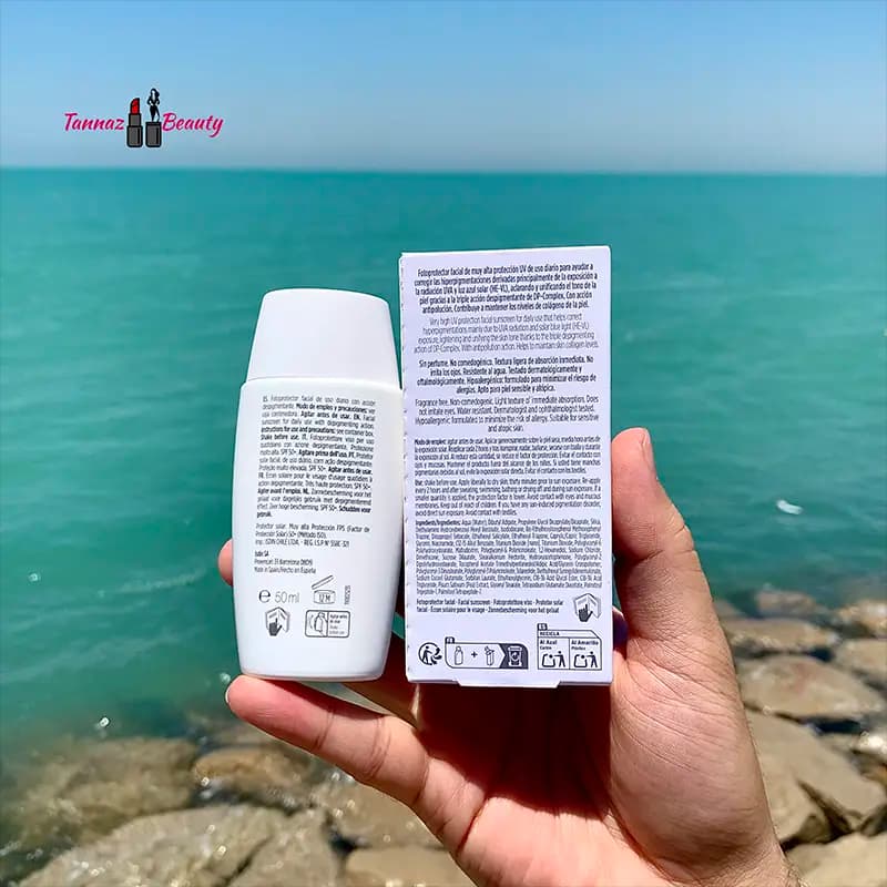 ضد آفتاب ایزدین اکتیو یونیفای اصل SPF50+ | ضد لک تخصصی برای ملاسما و لک‌های پوستی — تصویر ۳